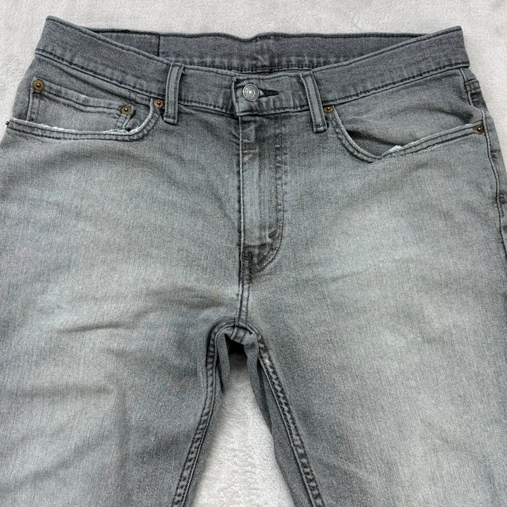 Levi's 511 Slim Fit Jeans Mens 34x30 Gray Stretch Denim Preppy Streetwear
